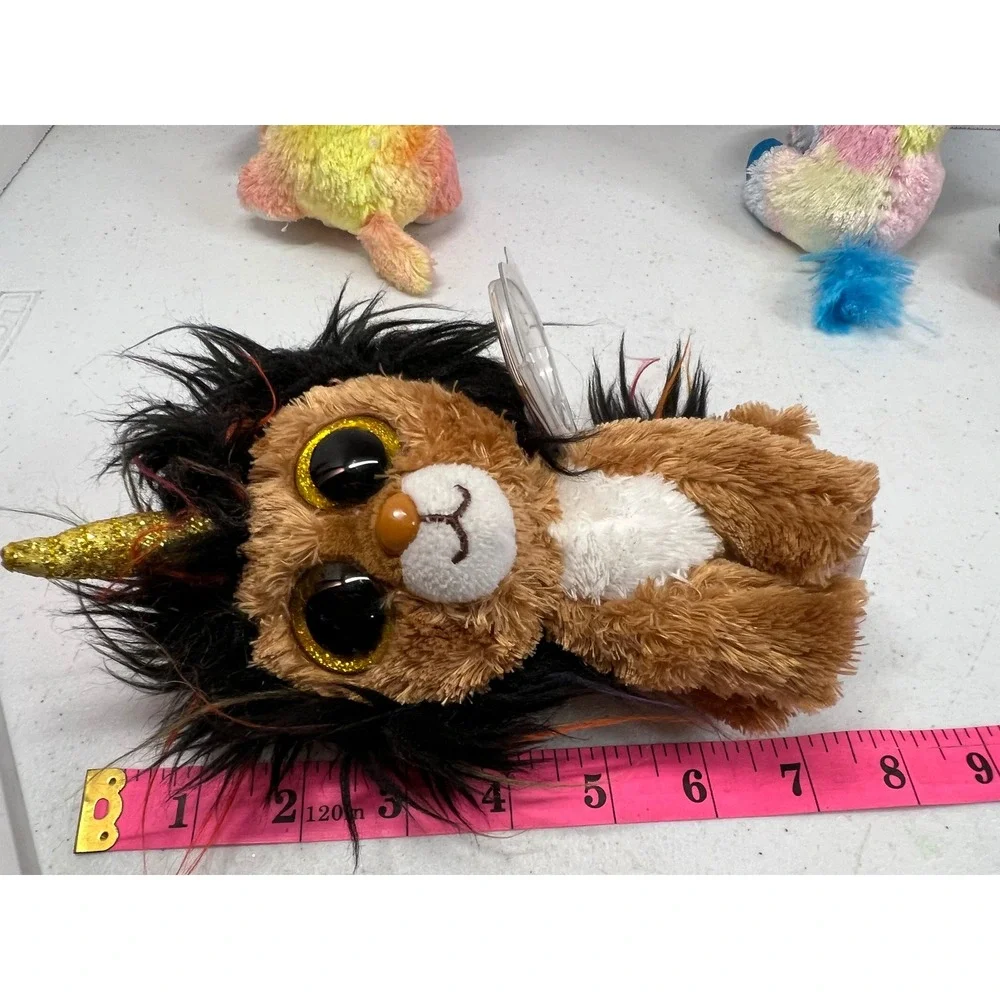 Ty Beanie Boos Unicorn Lot of 4 Ramsey Blitz Harmonie Yips Plush 6 Inch Small